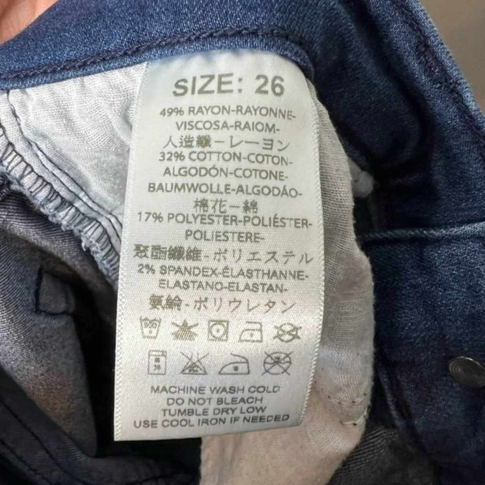Free people 61855-16515125 Skinny hi-rise denim blue Jeans pockets size 26